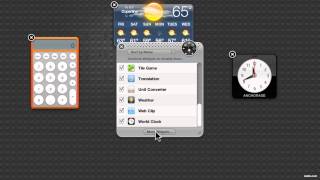 Mac Tutorial - Dashboard