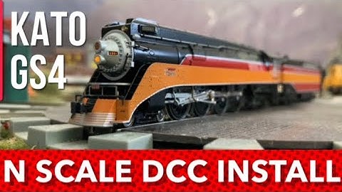 Kato GS4 DCC Sound Drop-in Decoder install