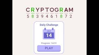 Cryptogram Daily Challenge July 14 2024 - 'Welcome to Sydney' Answers