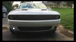 Dodge Challenger tazer lightshow