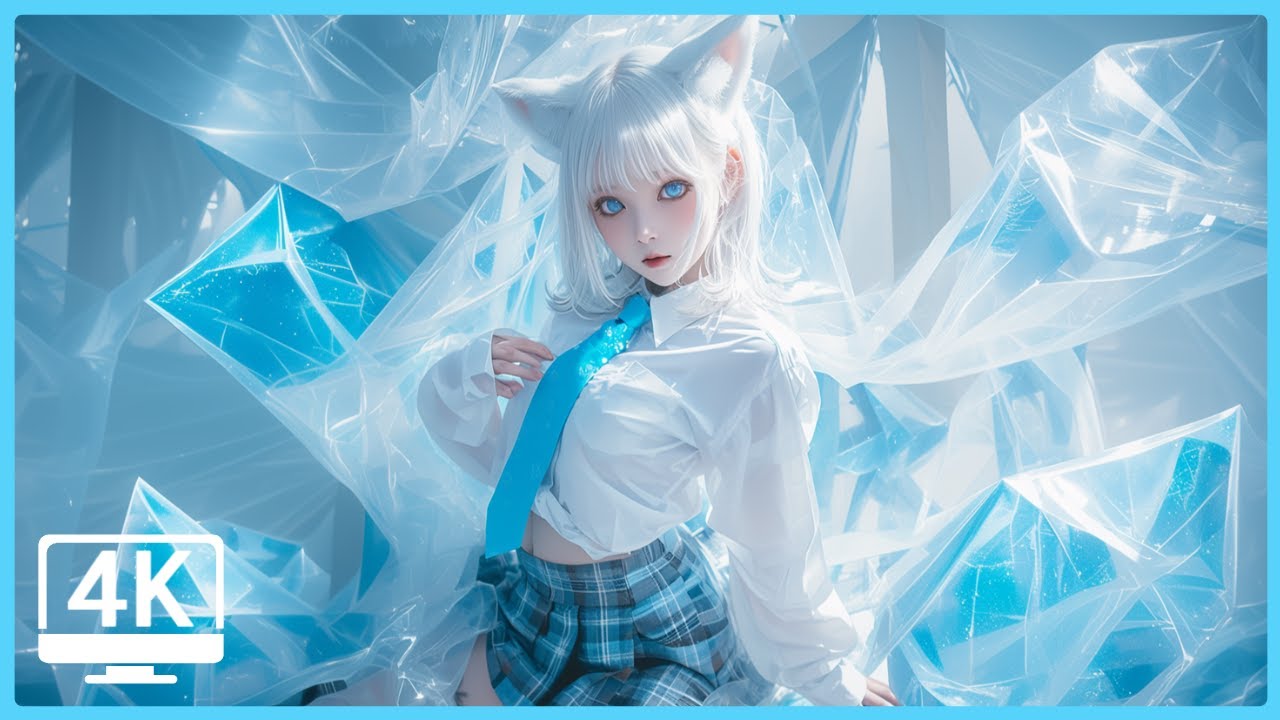 [4K] AI ART Cosplay Lookbook: A Dreamy World of Neko Girls - YouTube