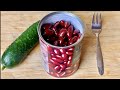 Беру БАНКУ ФАСОЛИ и готовлю Потрясающий салат! Вкусный рецепт из простых продуктов! Съедят за минуту