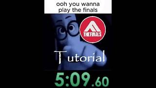 The Finals Tutorial Speedrun