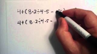 Order of Operations