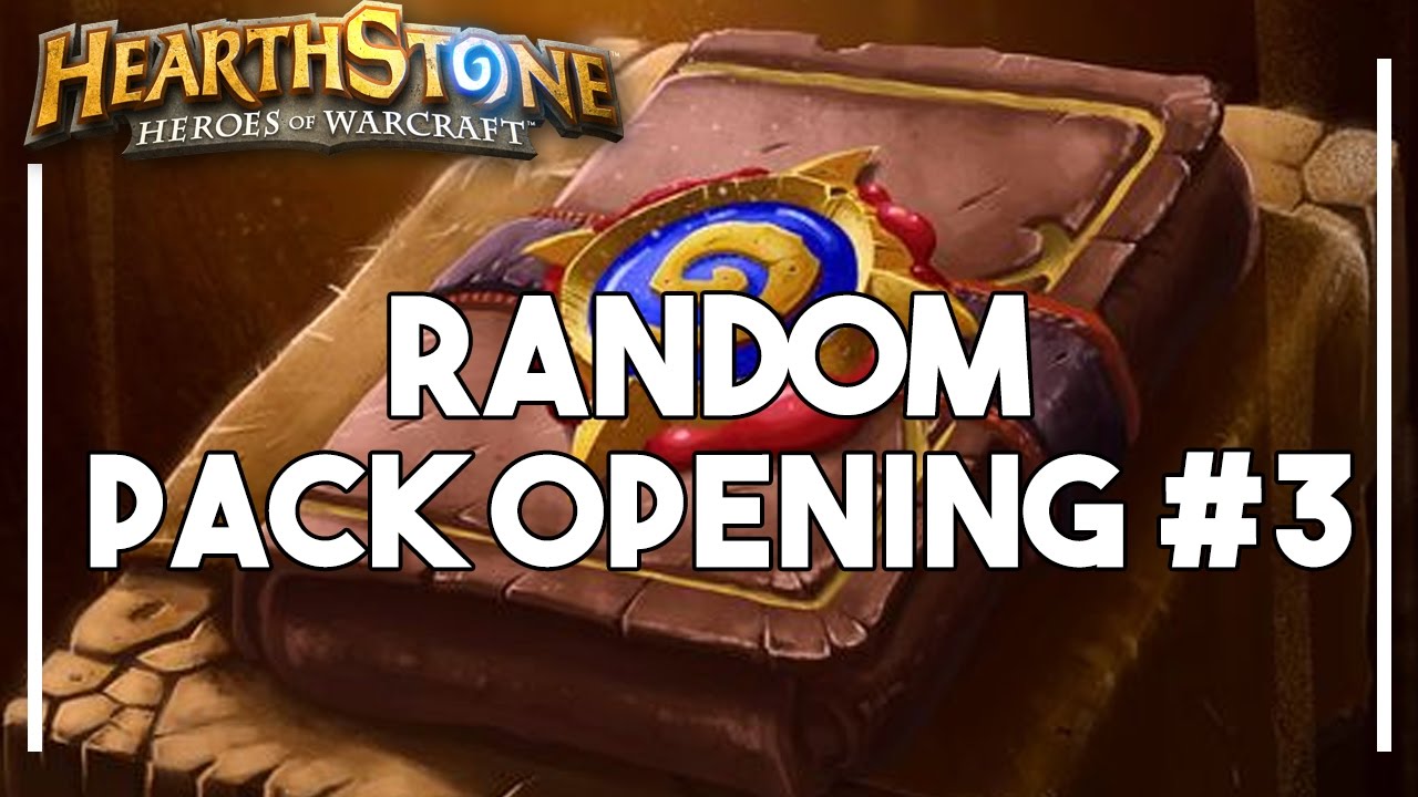 Hearthstone Random Pack Opening 3 YouTube