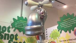 Animatronic Nigel Nose-it-All from Advanced Animations’ Grossology exhibit