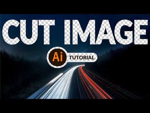 How to Cutout Text From Image in Illustrator | Tutorial