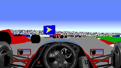 Formula 1 3D Amiga Gameplay