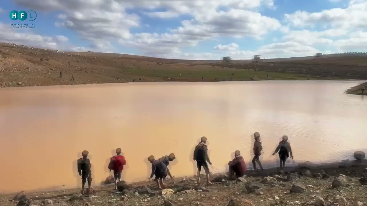 سد درعا بعد  سنوات من الجفاف ينبض بالماء والحياة