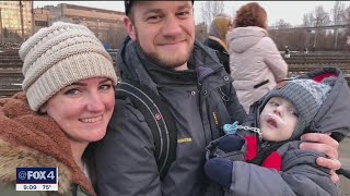 Texas couple returns home after adopting boy in Ukraine