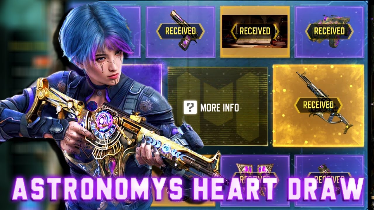 *NEW* ASTRONOMYS HEART LUCKY DRAW | LEGENDARY AK-47 MOON SHADOW GAMEPLAY CALL OF DUTY MOBILE