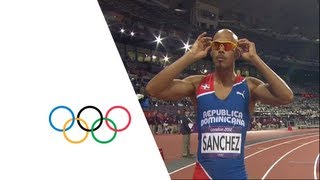 Felix Sanchez Wins Mens 400M Hurdles D - London 2012 Olympics