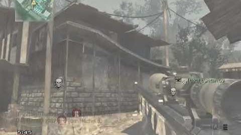 MW3 Random Throwing Knife Across the Map
