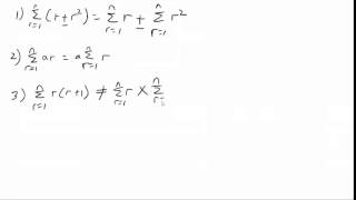 JC H2 Math Sigma Notation (Part 4)