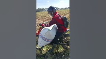 aksi motor taksi#ojek gabah#motor pengangkut gabah#taksi gabah#kurir gabah