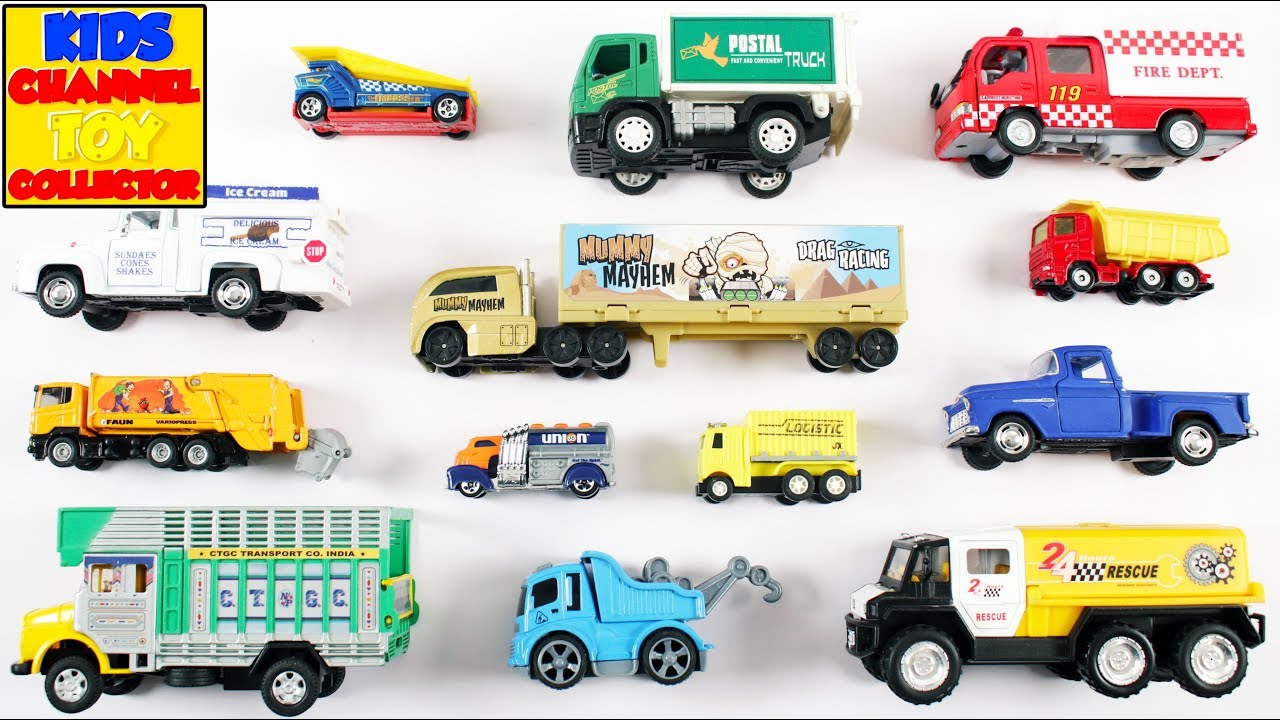 Learn Different Trucks Names Preschool Videos YouTube