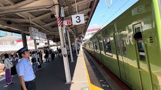 現役‼︎２０１系普通JR難波行き王寺駅到着発車。