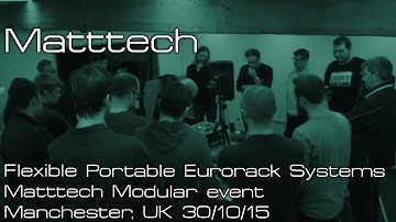 Matttech - Flexible Portable Eurorack Systems - Matttech Modular 30/10/15