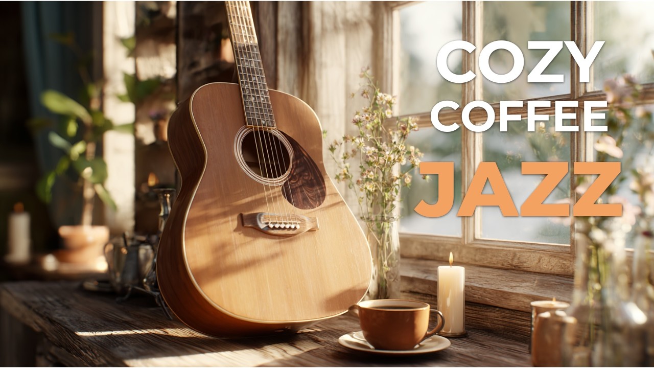 Cozy Morning Coffee Jazz – Soft Relaxing Guitar for Study & Work (2 Hours)