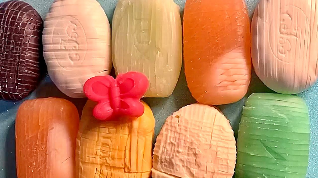 ASMR Soap Cubes Cutting Dry Soap Crunching Soap Crunch Best ASMR