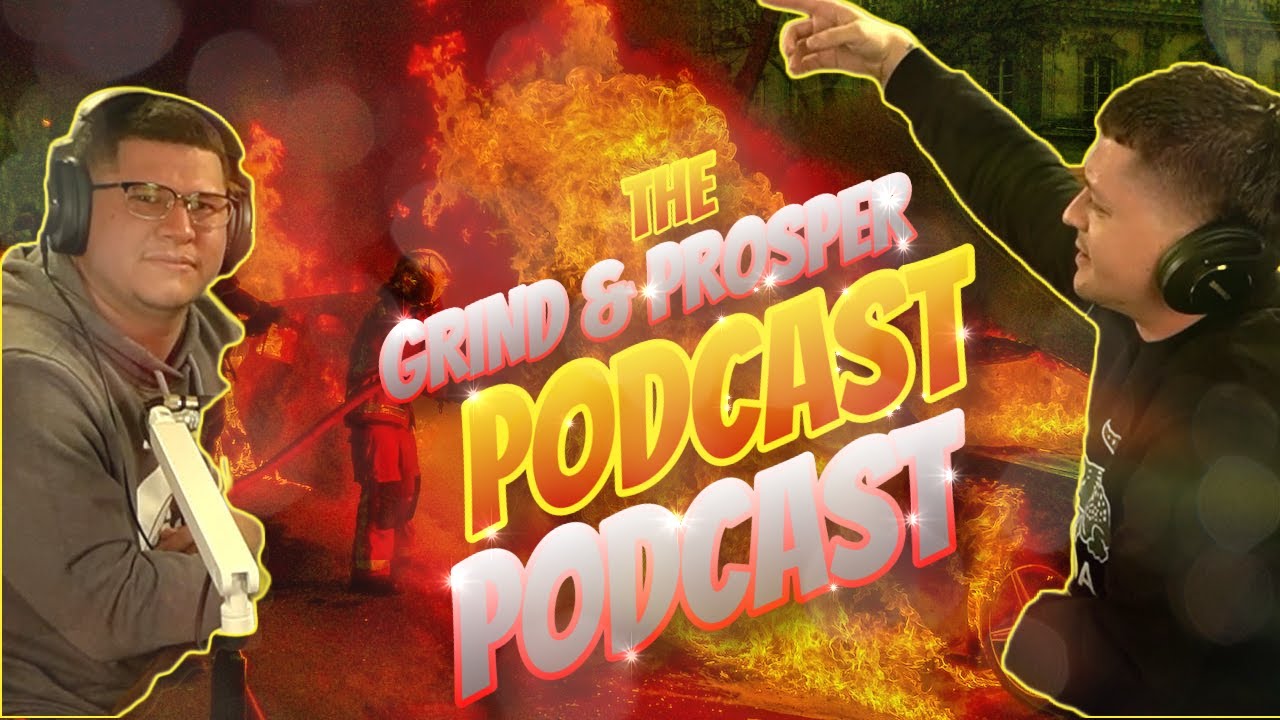 Grind & Prosper Podcast "Live Caller Hits Something While Talking on