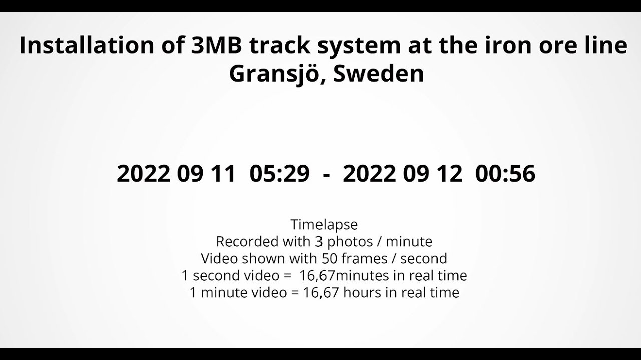3MB installation timelapse part 1
