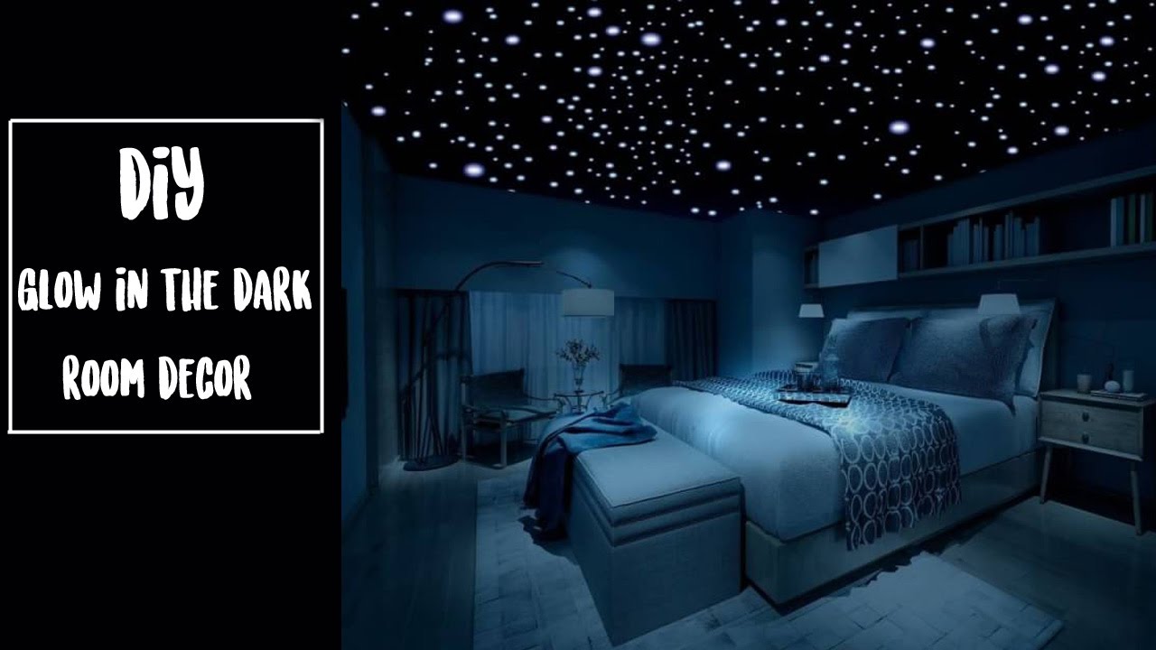 Diy Glow In The Dark Room Decor Youtube