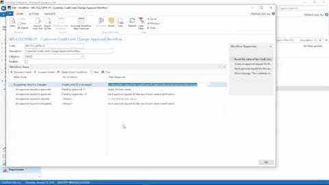 How to use Workflow in Dynamics NAV in a little over 2 minutes