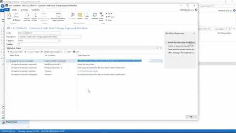 How to use Workflow in Dynamics NAV in a little over 2 minutes
