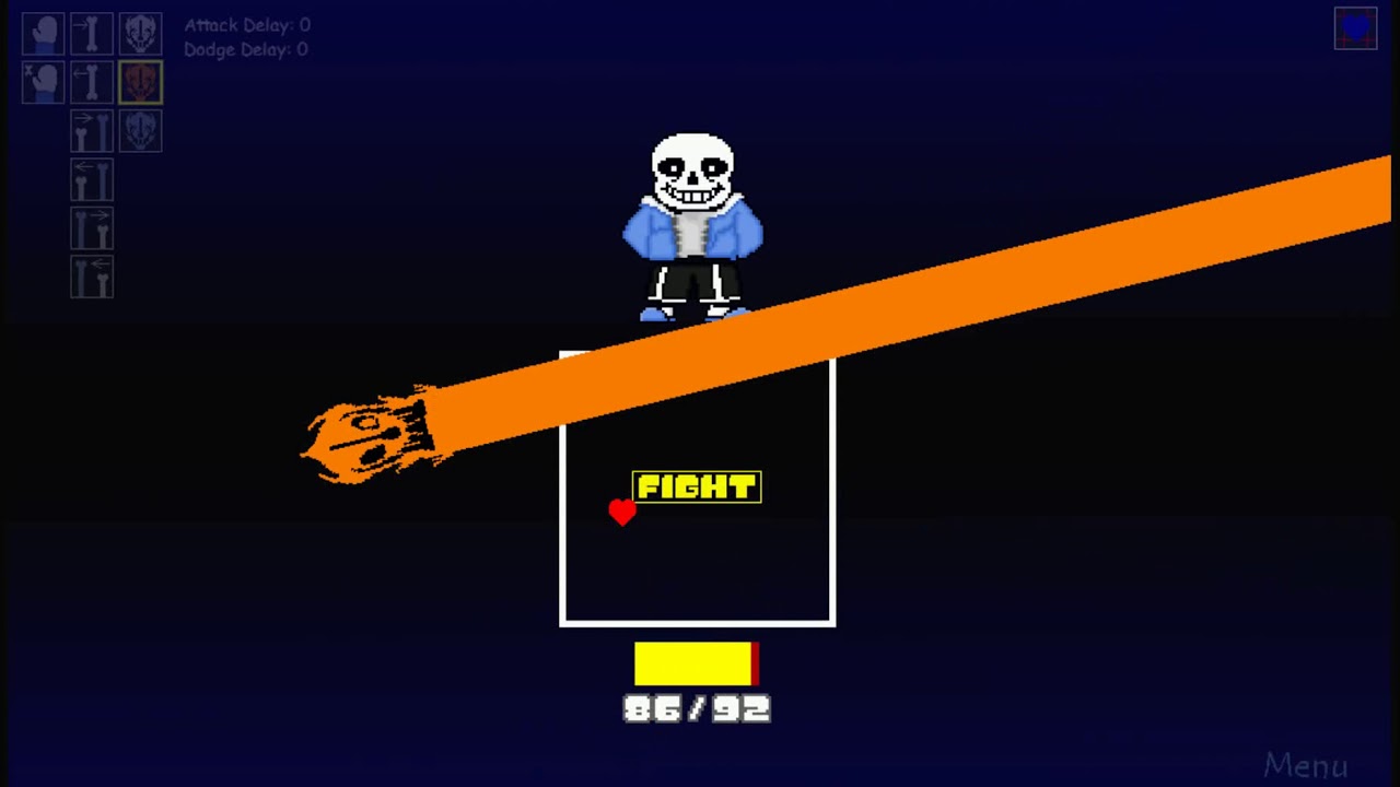 Sans Simulator Sans Battle Ep1 Youtube