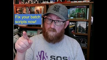CommandPrompt 03 Making your batch scripts portable and commenting on the code