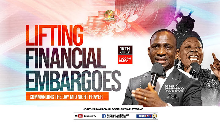 COMMANDING THE DAY MIDNIGHT PRAYER|| LIFTING FINANCIAL EMBARGOES REBROADCAST || 16-07-2025