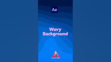 Wavy background animation in After Effects | Tutorial