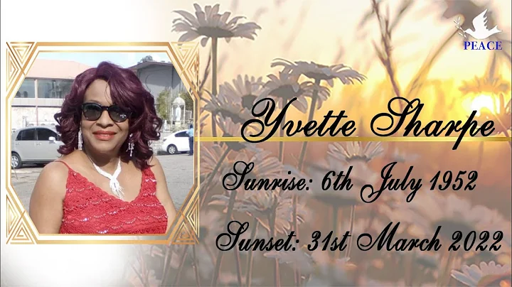 Funeral Tribute service of Yvette Sharpe