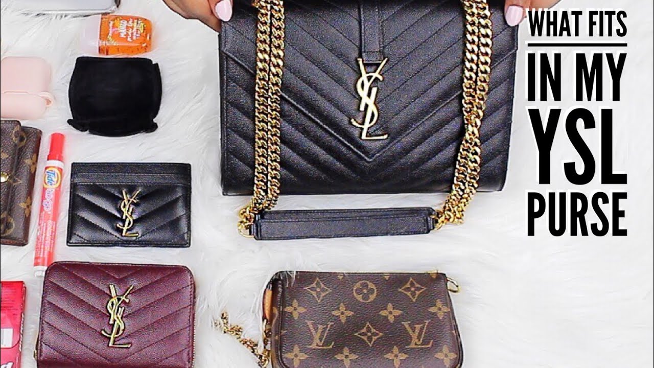 What Fits In My Bag, YSL Envelope Bag, Medium