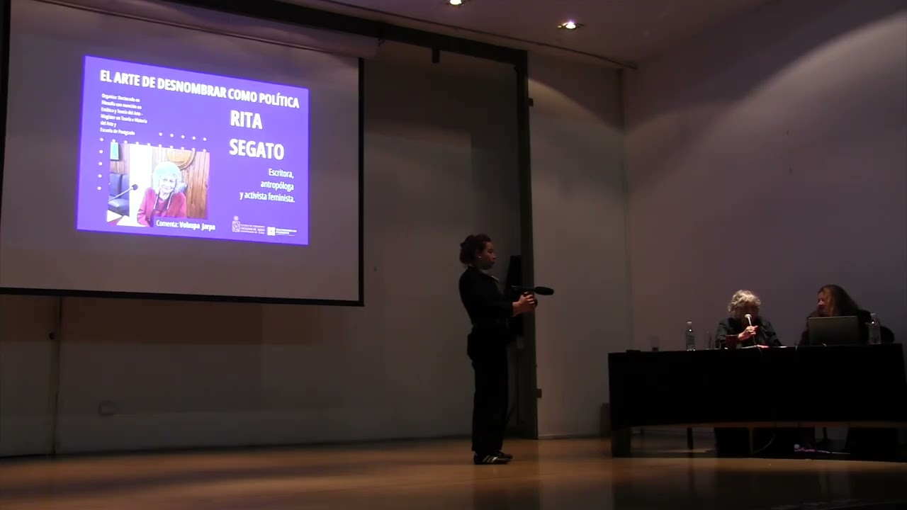 Rita Segato vídeo y audio registrto DAV