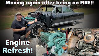 Saving an Engine Burned Up in a FIRE!!! Burnt Up Buick Electra 225 Rescue! Part 3