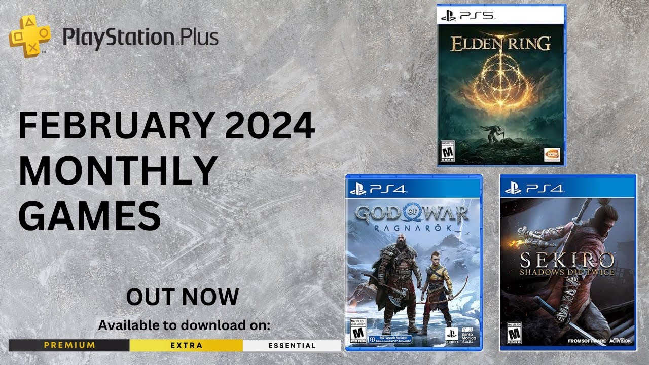 PS Plus free games  February's 2024 Essential titles revealed