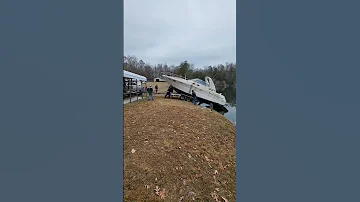 Sketchy boat launch!