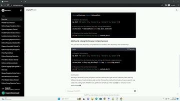 Python Sorting dictionary by key