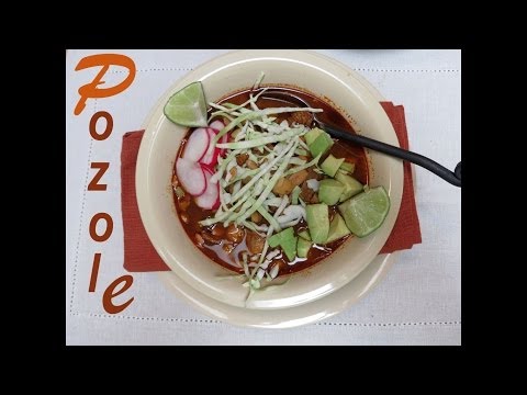 Mexican Red Pork Pozole Soup