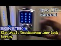 Signstek Electronic Touchscreen Door Lock Review