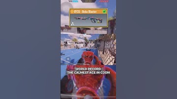 THE CALMEST ACE IN CODM #shorts