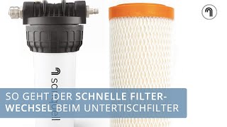 Filterwechsel Beim Untertisch-Wasserfilter So Gehts Einfach