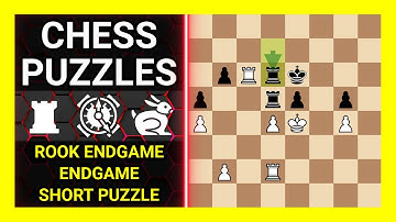 Chess Puzzles to Practice. Themes: Rook endgame, Endgame, Short puzzle. Learn Chess