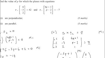 FMSP Revision: AQA FP4 January 2010 qn 6 Vector Geometry