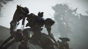 Armored Core VI Juggernaut Boss Fight cutscene