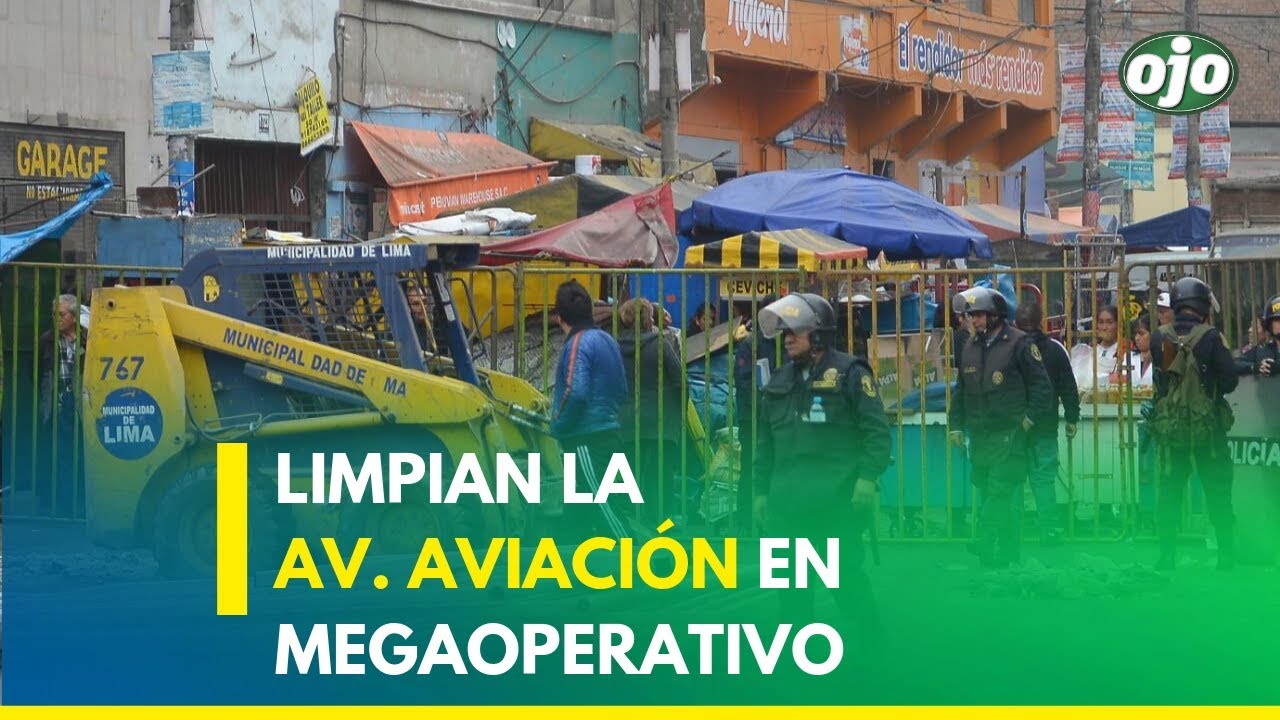 la victoria resort canlubang laguna Megaoperativo para limpiar la avenida Aviación en La Victoria
