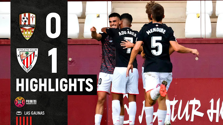 ⚽ Resumen I UD Logroñés 0-1 Bilbao Athletic I Laburpena I Primera Federación J2