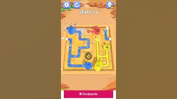 Water Connect  Puzzle level 13 walkthrough solution|Gameplay||AloneGamestips|#WaterConnectP#shorts.